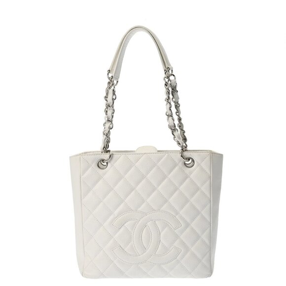 CHANEL PST Petit Shopping Tote White/Blanc tote bag 800000133249000 - Picture 1 of 9